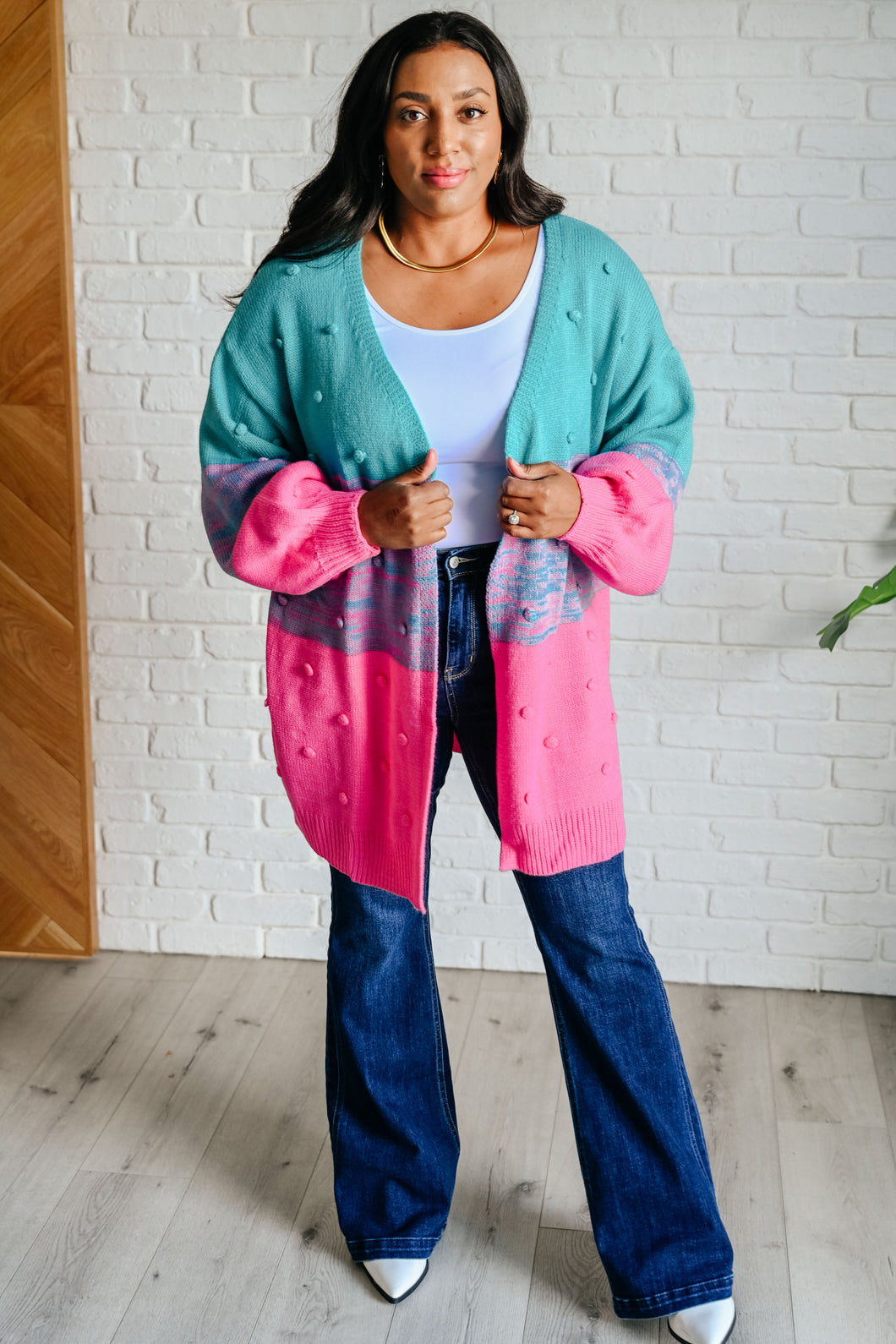 BiBi When We're Grooving Open Front Cardigan