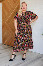 Load image into Gallery viewer, POLAGRAM Wildflower and Barley V-Neck Button Up Dress