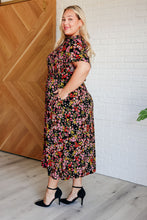 Load image into Gallery viewer, POLAGRAM Wildflower and Barley V-Neck Button Up Dress