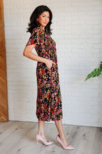Load image into Gallery viewer, POLAGRAM Wildflower and Barley V-Neck Button Up Dress