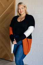 Load image into Gallery viewer, ONE ELEVEN NORTH Writer&#39;s Block Color Block Open Front Cardigan