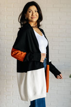 Load image into Gallery viewer, ONE ELEVEN NORTH Writer&#39;s Block Color Block Open Front Cardigan