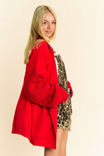 Load image into Gallery viewer, Davi &amp; Dani Button Up Dropped Shoulder Cardigan with Pockets