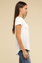 Load image into Gallery viewer, ZENANA Round Hem Rayon Short Sleeve Top