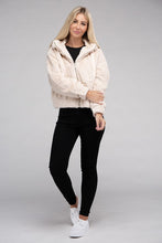 Load image into Gallery viewer, Ambiance Apparel Fluffy Zip-Up Teddy Hoodie