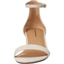 Load image into Gallery viewer, Amazon Essentials Women's Two Strap Heeled Sandal, Ivory, 10.5, 12A-175S001