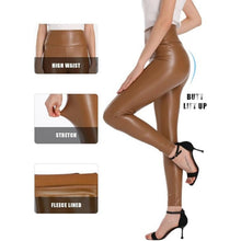 Load image into Gallery viewer, Faux Leather Leggings, Medium, Medium, 21E-195B002