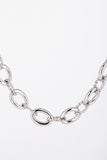 Lilou Bold chain necklace - silver