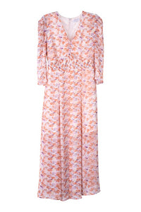 Lilou V neck maxi dress