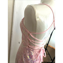 Load image into Gallery viewer, Spaghetti Straps Sparkly Sequins Bodycon Mini Dress, XS, 21F-195D001