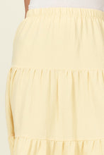 Load image into Gallery viewer, HYFVE CALL IT A DAY TIERED MIDI SKIRT