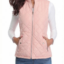 Load image into Gallery viewer, Quilted Vest, Stand Collar Lightweight Zip, XXL, 12E-194T006