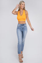 Load image into Gallery viewer, ZENANA Ribbed Cropped Racerback Tank Top