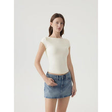 Load image into Gallery viewer, Boat Neck Cowl Backless Top, Small, 11G-191T007