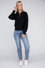 Load image into Gallery viewer, Ambiance Apparel Easy-Wear Half-Zip Pullover