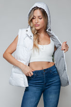 Load image into Gallery viewer, Snobbish Snap and Zip Closure Hooded Vest