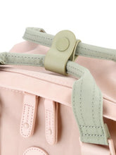 Load image into Gallery viewer, Himawari Contrast Waterproof Canvas Backpack Bag with Round Label