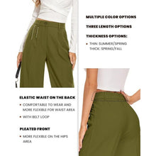 Load image into Gallery viewer, High Elastic Waisted  Long Straight Pants, XL, 7I-193B002