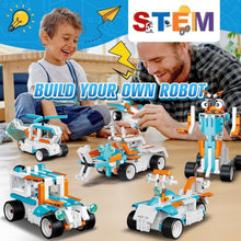 Load image into Gallery viewer, STEM Robot Building Kit, 12-in-1 Building Robot &amp; Remote Control, SL3-6174TOY001