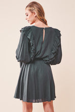 Load image into Gallery viewer, One and Only Collective Inc RUFFLE SURPLICE TIED MINI DRESS