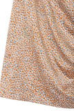 Lilou Leopard print shirred skirt