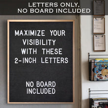 Load image into Gallery viewer, Letter Board Plastic Letters Set 2 Inch, 24G-164MISC001