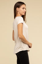 Load image into Gallery viewer, ZENANA Round Hem Rayon Short Sleeve Top