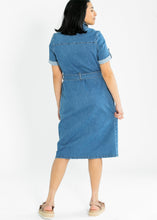 Load image into Gallery viewer, Ada Denim Midi Dress