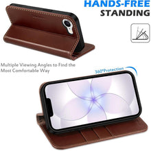 Load image into Gallery viewer, iPhone 17e/16e, Genuine Leather Wallet Flip Magnetic ClosureCase, 20E-195PH004