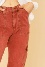 Load image into Gallery viewer, Annie Wear Straight Leg Jeans with Cargo Pockets