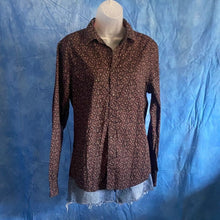 Load image into Gallery viewer, G by Guess Women's Black Floral Button-Up Shirt, Small, 2H-125T013
