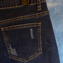 Load image into Gallery viewer, Denim Blue Women's Shorts, 2XL, 3J-129B003