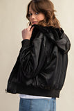 Sweet Generis REVERSIBLE ALL WEATHER FUR LINED BOMBER JACKET