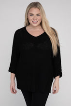 Load image into Gallery viewer, eesome Plus Size Crew Neck Knit Sweater