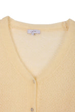 Load image into Gallery viewer, Lilou Wool blended sheer cardigan