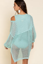 Load image into Gallery viewer, POL Oversized Fit See-through Pullover Sweater