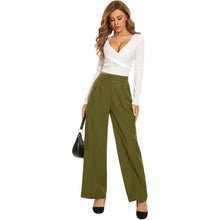 Load image into Gallery viewer, High Elastic Waisted  Long Straight Pants, XL, 7I-193B002