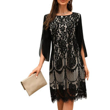 Load image into Gallery viewer, Lace Sequin Evening Dress, S, 2O-140D001