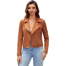 Load image into Gallery viewer, DIASHINY Faux Leather Crop Short Coat, M, 3M-130T004