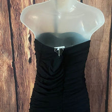 Load image into Gallery viewer, Elegant Black Strapless Dress, Medium, 1JJ-110D050