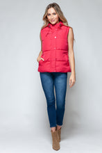 Load image into Gallery viewer, Snobbish Snap and Zip Closure Hooded Vest