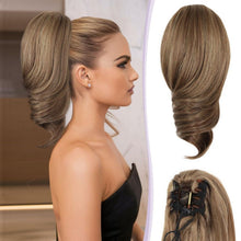 Load image into Gallery viewer, Clip In Ponytail Hair Extensions, Curly Wavy Pony Tail Hair, 18A-193H004