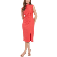 Load image into Gallery viewer, London Times Mockneck Sleeveless Sheath Dress, SIZE 12, 18H-1502D002