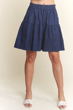 Load image into Gallery viewer, ADORA Elastic Waist Wide Leg Denim Shorts