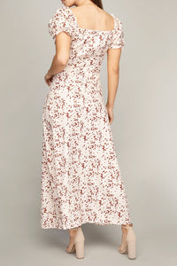Nuvi Apparel Empire waist satin dress