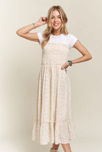 Load image into Gallery viewer, ADORA Smocked Floral Ruffled Hem Cami Dress