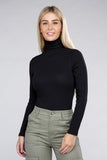 Ambiance Apparel Long-Sleeve Turtleneck Bodysuit