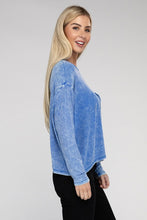 Load image into Gallery viewer, ZENANA Washed Ribbed Dolman Sleeve Round Neck Top