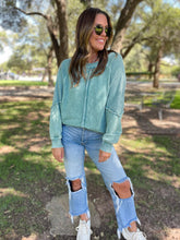 Load image into Gallery viewer, ONE ELEVEN NORTH Elliott Exposed Seam Sweatshirt in Five Colors