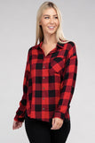 Ambiance Apparel Classic Plaid Flannel Shirt